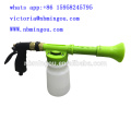 Low pressure foam lance fluorescent color spray lance